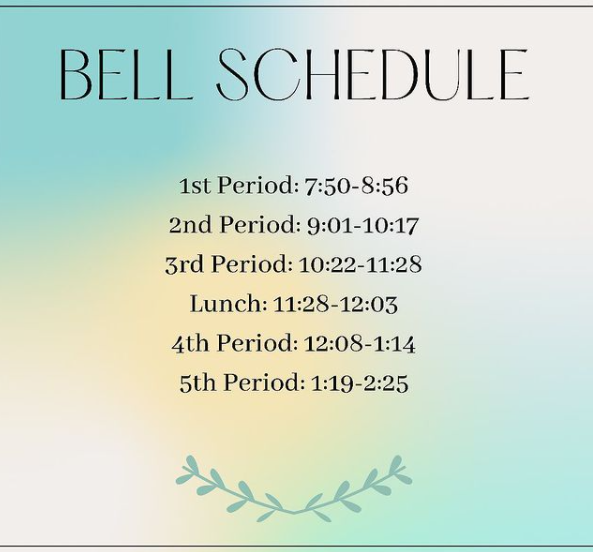 21-22 Bell Schedule | Salem Hills High School